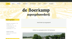 Desktop Screenshot of deboerkamp.nl